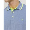 JACK & JONES Polo Plain Shirt Collar Polo - S Blu - Verde Chiaro JACK & JONES Polo Plain Shirt Collar Polo - S Blu - Verde Chiaro