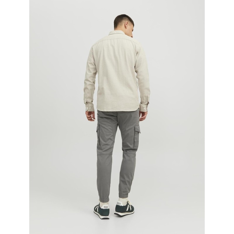 JACK & JONES Jpstpaul Jjflake Cargo Noos Pantaloni Uomo - 33W / 30L Grigio JACK & JONES Jpstpaul Jjflake Cargo Noos Pantaloni Uomo - 33W / 30L Grigio