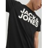 JACK & JONES Jjecorp Logo Tee SS O-Neck Noos T-Shirt Uomo - L Nero (Black Fit: Slim/Large Print/White) JACK & JONES Jjecorp Logo Tee SS O-Neck Noos T-Shirt Uomo - L Nero (Black Fit: Slim/Large Print/White)