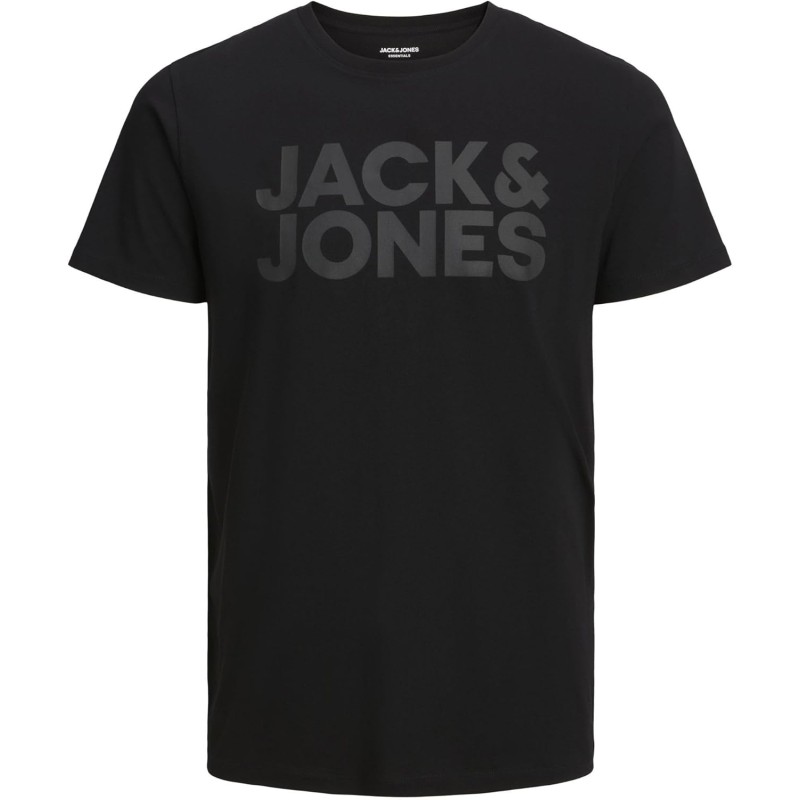 JACK & JONES Jjecorp Logo Tee SS O-Neck Noos T-Shirt Uomo - M Nero (Black Fit: Slim/Large Print/Black) JACK & JONES Jjecorp Logo Tee SS O-Neck Noos T-Shirt Uomo - M Nero (Black Fit: Slim/Large Print/Black)