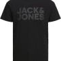 JACK & JONES Jjecorp Logo Tee SS O-Neck Noos T-Shirt Uomo - M Nero (Black Fit: Slim/Large Print/Black)