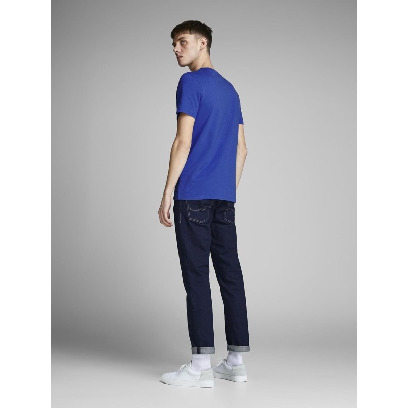 JACK & JONES Jjecorp Logo Tee SS O-Neck Noos T-Shirt Uomo - XXL Nero (Black Fit: Slim/Large Print/White) JACK & JONES Jjecorp Logo Tee SS O-Neck Noos T-Shirt Uomo - XXL Nero (Black Fit: Slim/Large Print/White)