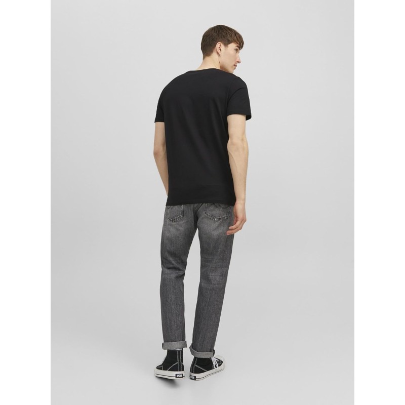 JACK & JONES Jjecorp Logo Tee SS O-Neck Noos T-Shirt Uomo - XXL Nero (Black Fit: Slim/Large Print/Black) JACK & JONES Jjecorp Logo Tee SS O-Neck Noos T-Shirt Uomo - XXL Nero (Black Fit: Slim/Large Print/Black)