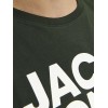 JACK & JONES Jjecorp Logo Tee SS O-Neck Noos T-Shirt Uomo - S Verde (Mountain View Fit: Slim/Large Print) JACK & JONES Jjecorp Logo Tee SS O-Neck Noos T-Shirt Uomo - S Verde (Mountain View Fit: Slim/Large Print)