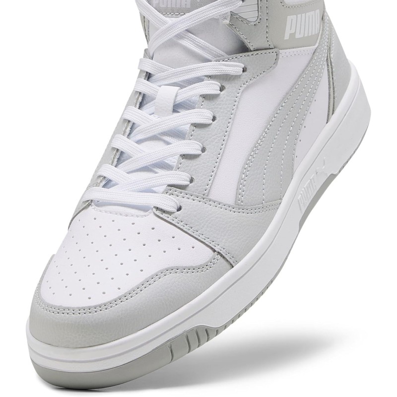 PUMA Rebound V6, Scarpe da Ginnastica Unisex-Adulto - 38 EU White Ash Gray PUMA Rebound V6, Scarpe da Ginnastica Unisex-Adulto - 38 EU White Ash Gray