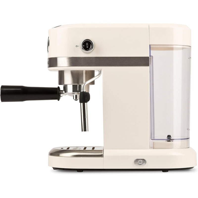 G3 Ferrari G10168 Amarcord Macchina per Caffè Espresso Automatica, Caffè in Polvere e Cialde, con Vaporizzatore per Cappuccino, 15 bar, 1350W, Linea Vintage