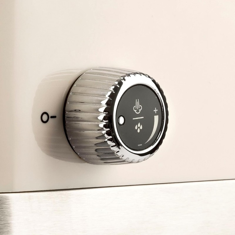 G3 Ferrari G10168 Amarcord Macchina per Caffè Espresso Automatica, Caffè in Polvere e Cialde, con Vaporizzatore per Cappuccino, 15 bar, 1350W, Linea Vintage