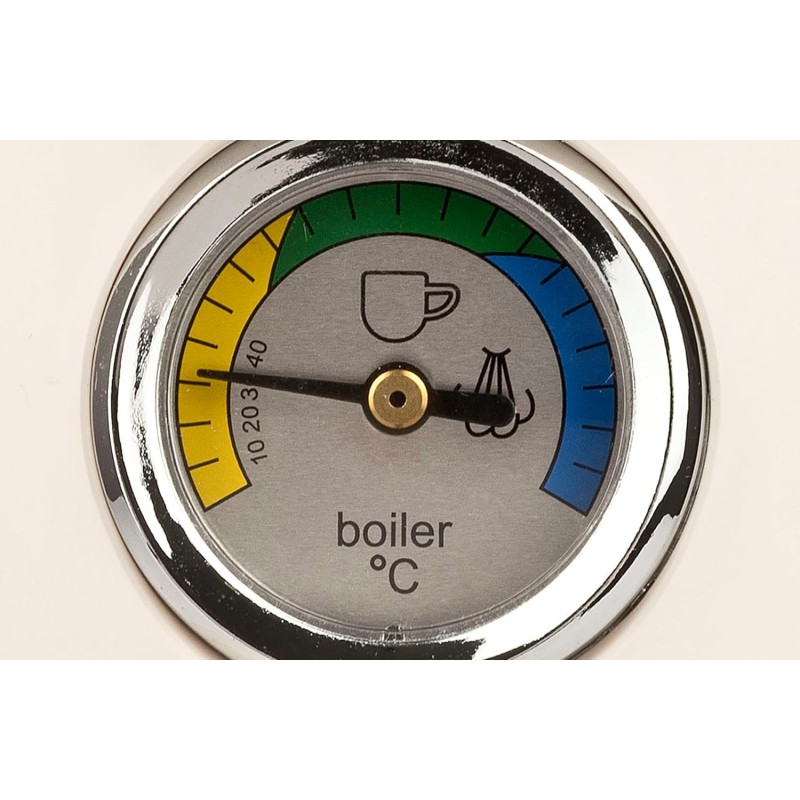 G3 Ferrari G10168 Amarcord Macchina per Caffè Espresso Automatica, Caffè in Polvere e Cialde, con Vaporizzatore per Cappuccino, 15 bar, 1350W, Linea Vintage