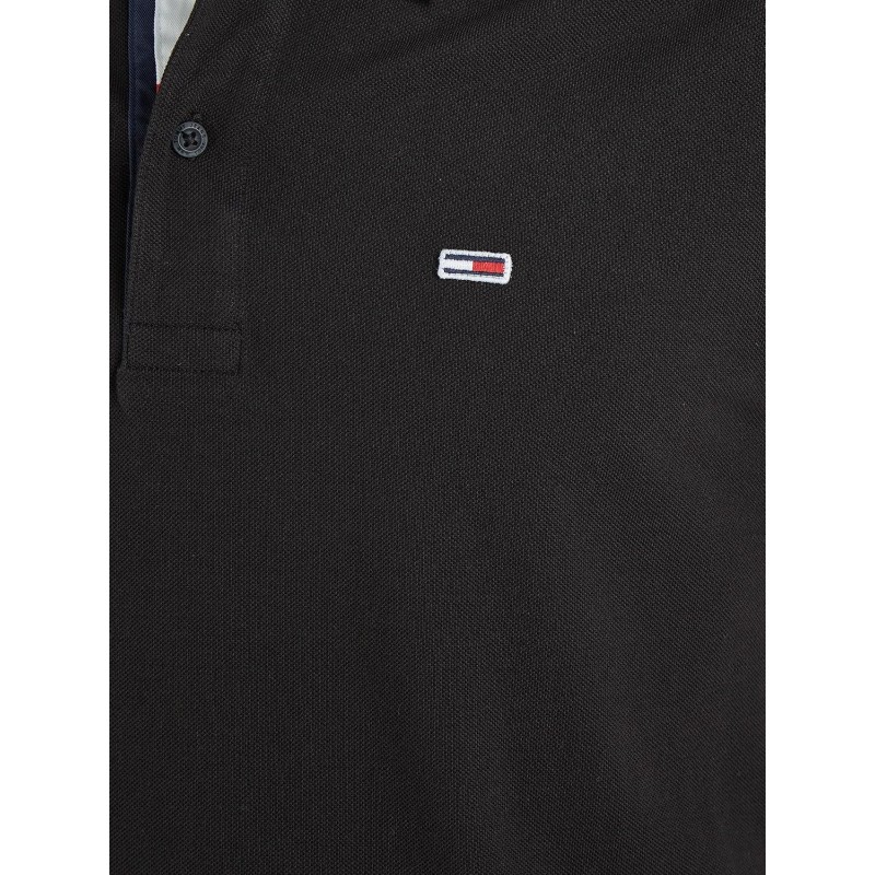 Tommy Jeans Maglietta Polo Maniche Corte Uomo Slim Fit - XL Nero (Black) Tommy Jeans Maglietta Polo Maniche Corte Uomo Slim Fit - XL Nero (Black)