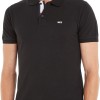Tommy Jeans Maglietta Polo Maniche Corte Uomo Slim Fit - M Nero (Black)