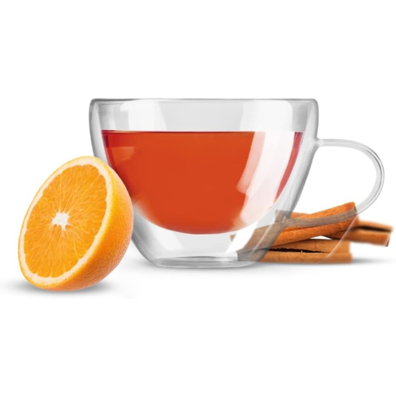 Caffè Borbone Tisana Cannella e Arancia - 72 cialde (4 astucci da 18 cialde) - Sistema ESE - Tisana Cannella e Arancia