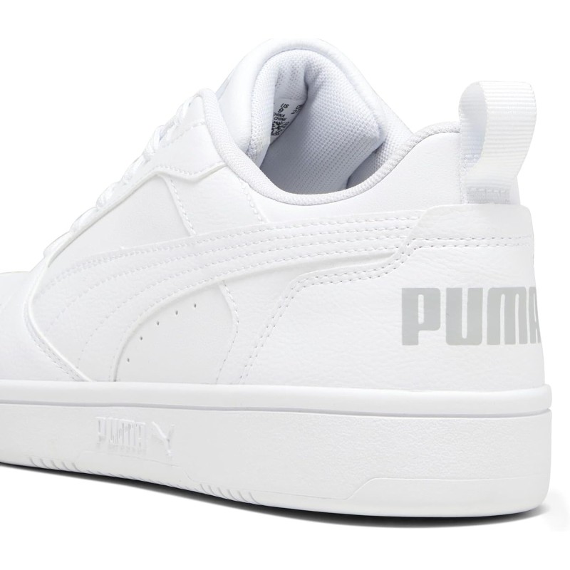 PUMA Rebound V6 Low SneakerUnisex - Adulto - 38 EU Puma White Cool Light Gray PUMA Rebound V6 Low SneakerUnisex - Adulto - 38 EU Puma White Cool Light Gray