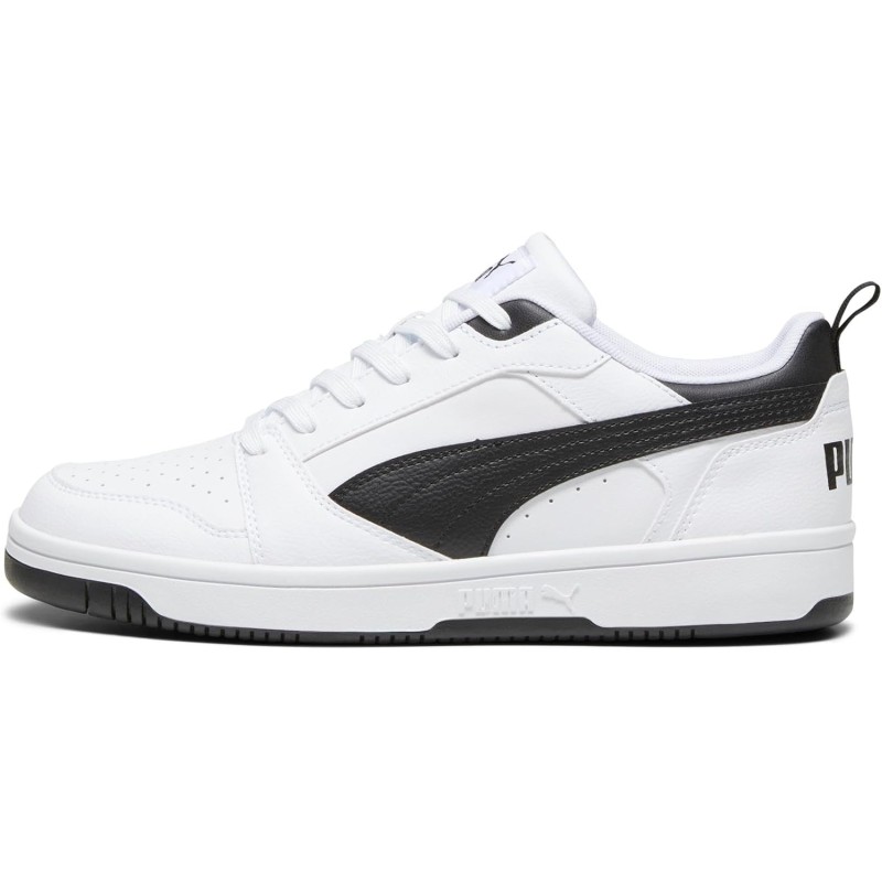 PUMA Rebound V6 Low SneakerUnisex - Adulto - 37.5 EU Puma White Puma Black Puma Black PUMA Rebound V6 Low SneakerUnisex - Adulto - 37.5 EU Puma White Puma Black Puma Black