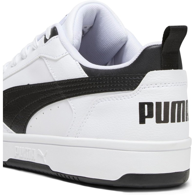 PUMA Rebound V6 Low SneakerUnisex - Adulto - 37.5 EU Puma White Puma Black Puma Black PUMA Rebound V6 Low SneakerUnisex - Adulto - 37.5 EU Puma White Puma Black Puma Black