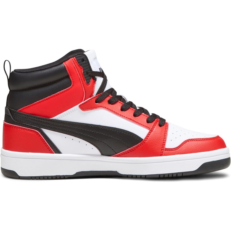 PUMA Rebound V6, Scarpe da Ginnastica Unisex-Adulto - 38 EU White Black For All Time Red PUMA Rebound V6, Scarpe da Ginnastica Unisex-Adulto - 38 EU White Black For All Time Red