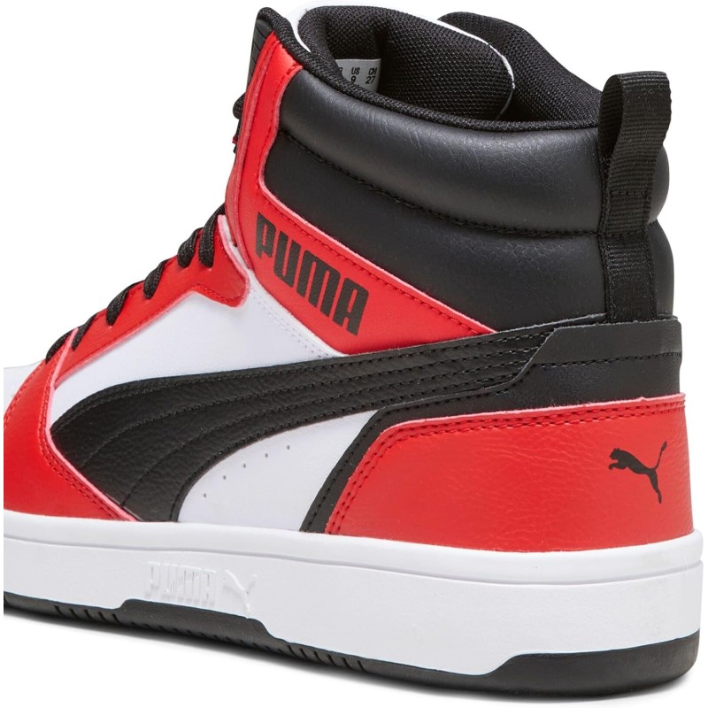 PUMA Rebound V6, Scarpe da Ginnastica Unisex-Adulto - 38 EU White Black For All Time Red PUMA Rebound V6, Scarpe da Ginnastica Unisex-Adulto - 38 EU White Black For All Time Red