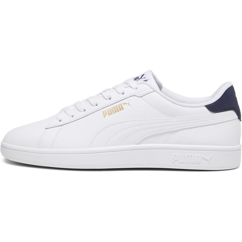 Puma Smash Buck Scarpa Tennis - 47 EU Bianco Puma White Puma Navy Puma Gold Puma Smash Buck Scarpa Tennis - 47 EU Bianco Puma White Puma Navy Puma Gold