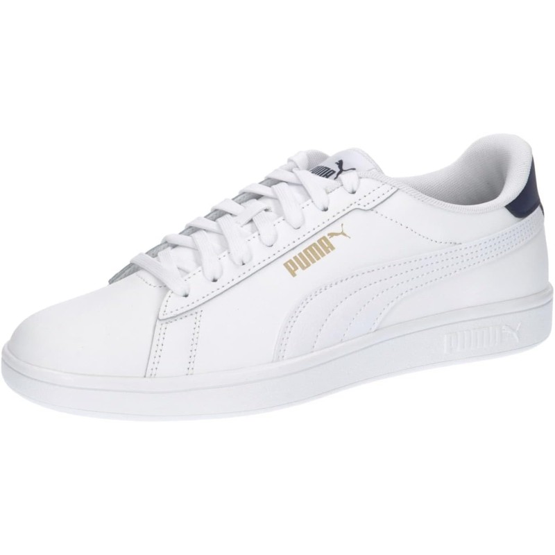 Puma Smash Buck Scarpa Tennis - 47 EU Bianco Puma White Puma Navy Puma Gold Puma Smash Buck Scarpa Tennis - 47 EU Bianco Puma White Puma Navy Puma Gold