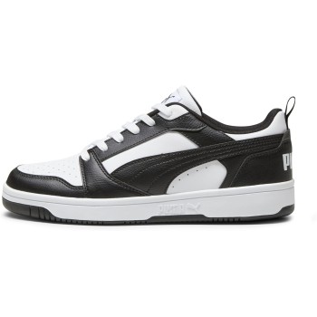PUMA Rebound V6 Low SneakerUnisex - Adulto - 48.5 EU Puma White Puma Black Puma White