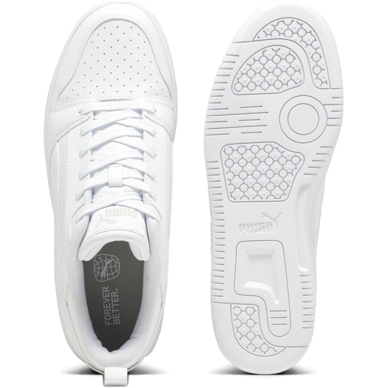 PUMA Rebound V6 Low SneakerUnisex - Adulto - 48.5 EU Puma White Cool Light Gray PUMA Rebound V6 Low SneakerUnisex - Adulto - 48.5 EU Puma White Cool Light Gray