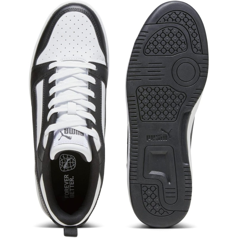 PUMA Rebound V6 Low SneakerUnisex - Adulto - 40 EU Puma White Puma Black Puma White PUMA Rebound V6 Low SneakerUnisex - Adulto - 40 EU Puma White Puma Black Puma White