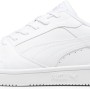 PUMA Rebound V6 Low SneakerUnisex - Adulto - 40.5 EU Puma White Cool Light Gray