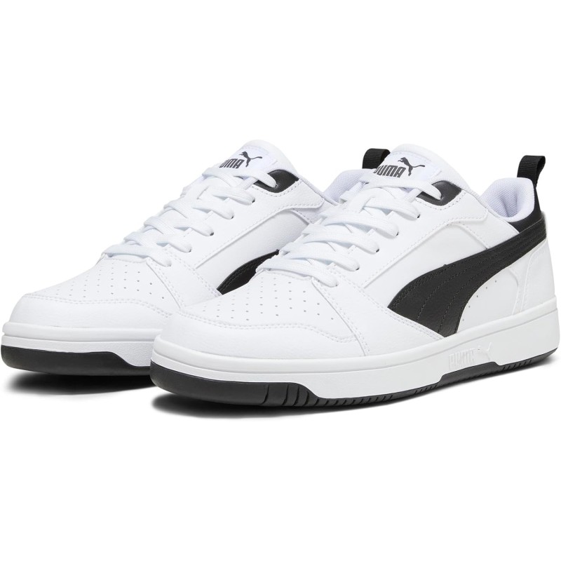 PUMA Rebound V6 Low SneakerUnisex - Adulto - 38 EU Puma White Puma Black Puma Black PUMA Rebound V6 Low SneakerUnisex - Adulto - 38 EU Puma White Puma Black Puma Black