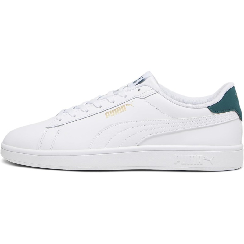 Puma Smash Buck Scarpa Tennis - 44 EU Bianco Puma White Malachite Puma Gold Puma Smash Buck Scarpa Tennis - 44 EU Bianco Puma White Malachite Puma Gold