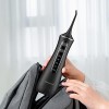 Idropulsore Dentale, Irrigatore Orale Professionale con 4 Modalità e 4 Ugelli di Ricambio, Ricaricabile USB, Impermeabile IPX7 Water Orale Flosser Pulizia Denti Ideale per Viaggi a Casa - Nero
