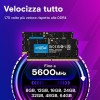 Crucial RAM 16GB DDR5 5600MHz (o 5200MHz o 4800MHz) Memoria per computer Portatili CT16G56C46S5 - 16GB Crucial RAM 16GB DDR5 5600MHz (o 5200MHz o 4800MHz) Memoria per computer Portatili CT16G56C46S5 - 16GB