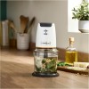 Kenwood EasyChop CHP61.000WH, Tritatutto a Quattro Lame, Ciotola da 0.5L, Azionamento a Pressione, 2 Velocità, Anello Antiscivolo, Lavabile in Lavastoviglie, Sistema Rompighiaccio, 500W, Bianco