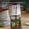 Kenwood EasyChop CHP61.000WH, Tritatutto a Quattro Lame, Ciotola da 0.5L, Azionamento a Pressione, 2 Velocità, Anello Antiscivolo, Lavabile in Lavastoviglie, Sistema Rompighiaccio, 500W, Bianco