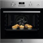 Electrolux Serie 600 Forno da Incasso a Vapore Multifunzione, Capacità 68 L, COD3S40X, Funzione Pizza, SteamBake, Pulizia AquaClean, 589x594x568 mm, Inox Antimpronta - Acciaio Inox Antimpronta