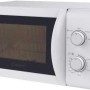 Candy Idea Forno a Microonde 20 Litri, 700W, 5 Livelli di Potenza, Programma Defrost, Timer e Segnale Acustico di Fine Cottura, Libera Installazione, 43,95 x 35,75 x 25,82 cm, Bianco - CMW20SMW