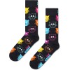 Happy Socks Cat Sock Calzini Unisex - Adulto (Pacco da 1) - 41-46 Nero