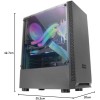 Mars Gaming MCN2, Case PC Gaming ATX, Finestra Laterale Completa, Griglia Anteriore, Design Doppia Camera, Ventola Posteriore 12cm, Nero Mars Gaming MCN2, Case PC Gaming ATX, Finestra Laterale Completa, Griglia Anteriore, Design Doppia Camera, Ventola Posteriore 12cm, Nero