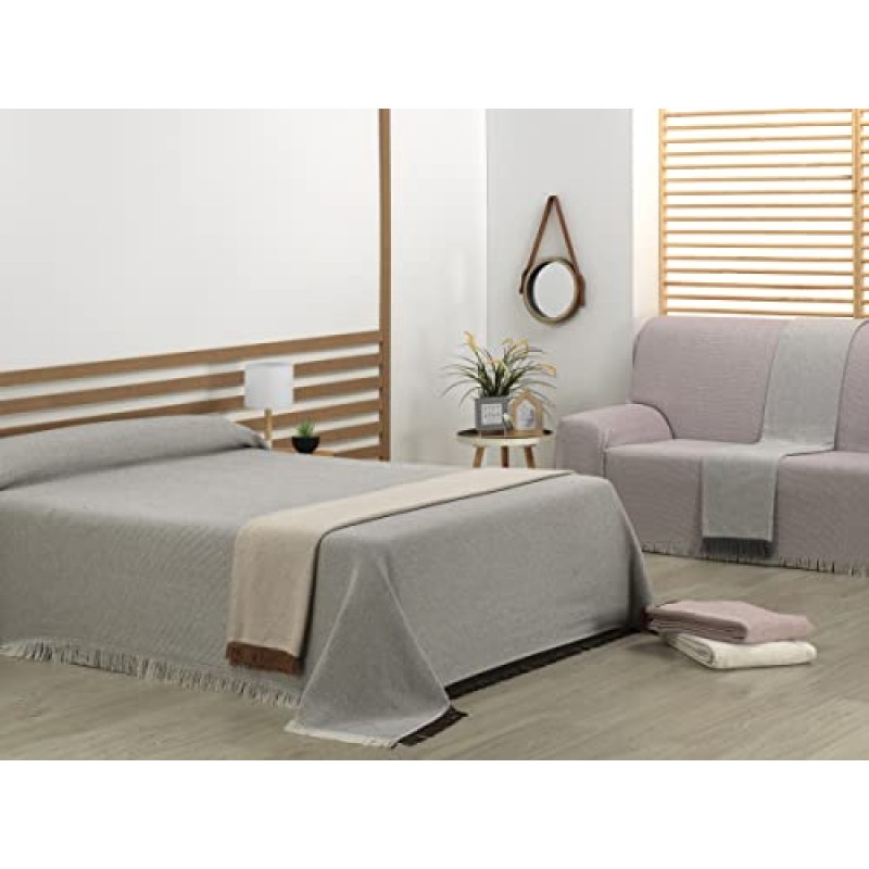 Martina Home Foulard Mult. TABARCA 180 greggio - 180x260 cm Ecru Martina Home Foulard Mult. TABARCA 180 greggio - 180x260 cm Ecru