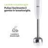 Braun MultiQuick 1 MQ10.001MWH Frullatore ad Immersione Leggero, Tecnologia EasyTwist, Bicchiere da 600ml Incluso, 450W, Acciaio, Bianco Braun MultiQuick 1 MQ10.001MWH Frullatore ad Immersione Leggero, Tecnologia EasyTwist, Bicchiere da 600ml Incluso, 450W, Acciaio, Bianco