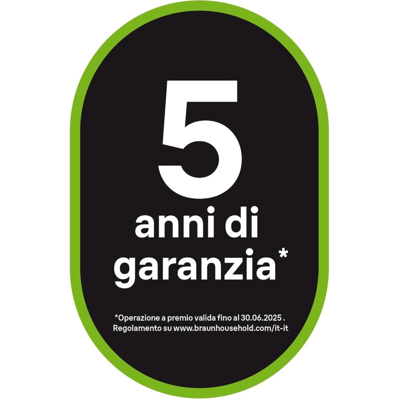 Braun MultiQuick 1 MQ10.001MWH Frullatore ad Immersione Leggero, Tecnologia EasyTwist, Bicchiere da 600ml Incluso, 450W, Acciaio, Bianco Braun MultiQuick 1 MQ10.001MWH Frullatore ad Immersione Leggero, Tecnologia EasyTwist, Bicchiere da 600ml Incluso, 450W, Acciaio, Bianco
