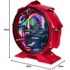 Mars Gaming MCORB Rosso, Case PC Gaming Micro-ATX XL, Design Circolare Custom, Doppio Vetro Temperato Mars Gaming MCORB Rosso, Case PC Gaming Micro-ATX XL, Design Circolare Custom, Doppio Vetro Temperato