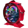 Mars Gaming MCORB Rosso, Case PC Gaming Micro-ATX XL, Design Circolare Custom, Doppio Vetro Temperato Mars Gaming MCORB Rosso, Case PC Gaming Micro-ATX XL, Design Circolare Custom, Doppio Vetro Temperato