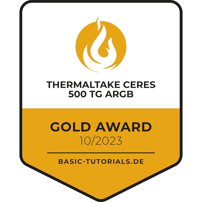 Thermaltake Ceres 500 TG ARGB Midi Tower Noir - Nero