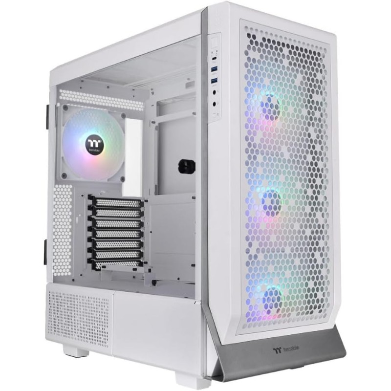 Ceres 500 TG ARGB Snow | E-ATX Mid Tower Chassis |Tempered Glass - bianco