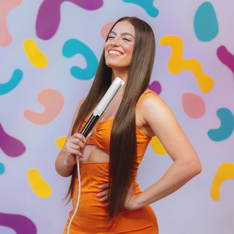 Cecotec Piastra Per Capelli con Vibrazione Ritualcare Twerk. Distribuzione Uniforme, Temperatura 230ºC, Rivestimento In Cheratina, Cavo Girevole 360º, Piastra Capelli Professionale, Effetto Lisciante