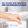 Regina Asciugamani Monouso – 5 Confezioni da 100 Servizi ciascuna, Asciugamani Usa e Getta Pratici ed Igienici, 100% Cellulosa FSC, Biodegradabili, Confezione Dispenser - 5 Unità (Confezione da 1)