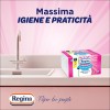 Regina Asciugamani Monouso – 5 Confezioni da 100 Servizi ciascuna, Asciugamani Usa e Getta Pratici ed Igienici, 100% Cellulosa FSC, Biodegradabili, Confezione Dispenser - 5 Unità (Confezione da 1)