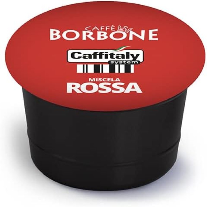 Caffè Borbone Miscela Rossa - 48 Capsule Originali - Per Macchine da caffè Caffitaly* - 1 unità (Confezione da 48) Miscela Rossa
