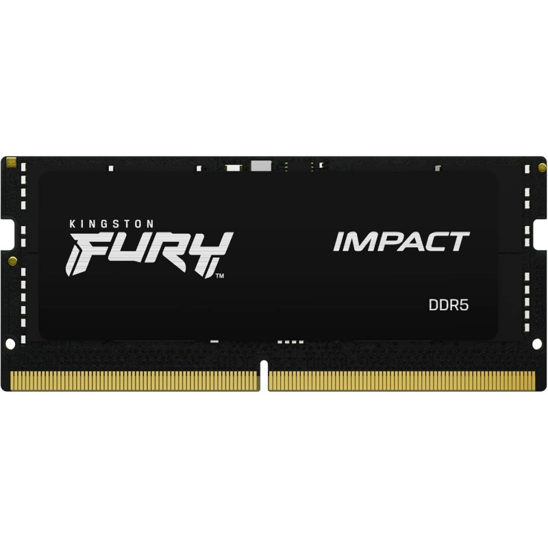 Kingston FURY Impact PnP 64GB (2x32GB) 5600MT/s DDR5 CL40 SODIMM Memoria Gaming per Laptop Kit da 2 - KF556S40IBK2-64 - 64GB Kingston FURY Impact PnP 64GB (2x32GB) 5600MT/s DDR5 CL40 SODIMM Memoria Gaming per Laptop Kit da 2 - KF556S40IBK2-64 - 64GB