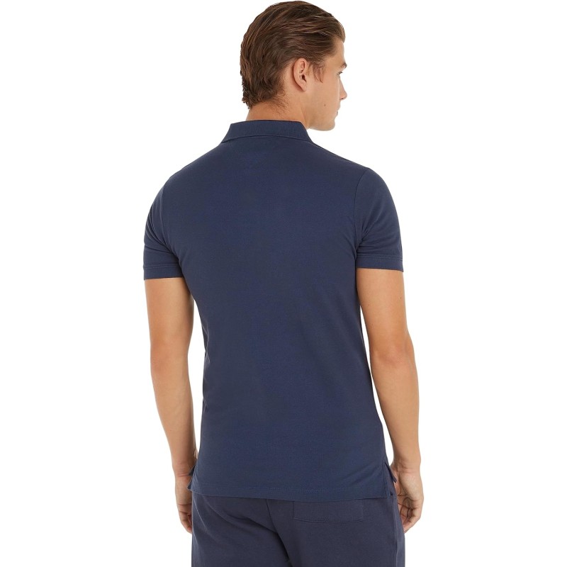 Tommy Jeans Maglietta Polo Maniche Corte Uomo Slim Fit - XXL Blu (Twilight Navy) Tommy Jeans Maglietta Polo Maniche Corte Uomo Slim Fit - XXL Blu (Twilight Navy)