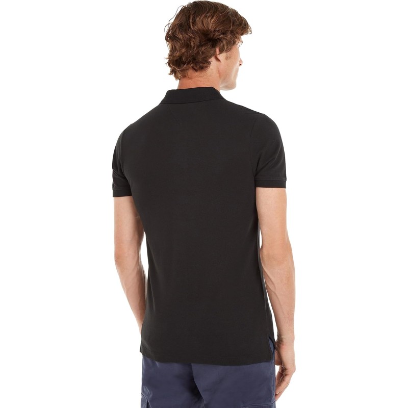 Tommy Jeans Maglietta Polo Maniche Corte Uomo Slim Fit - XXL Nero (Black) Tommy Jeans Maglietta Polo Maniche Corte Uomo Slim Fit - XXL Nero (Black)